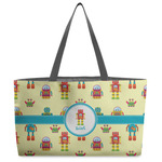 Robot Beach Totes Bag - w/ Black Handles (Personalized)