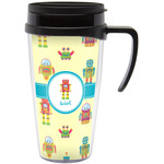 Robot Acrylic Travel Mug with Handle (Personalized)