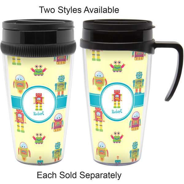 Robot Travel Mugs - with & without Handle