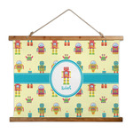 Robot Wall Hanging Tapestry - Wide (Personalized)