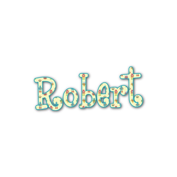 Custom Robot Name/Text Decal - Custom Sizes (Personalized)