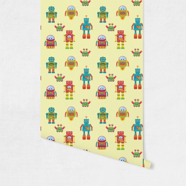 Robot Wallpaper on Wall