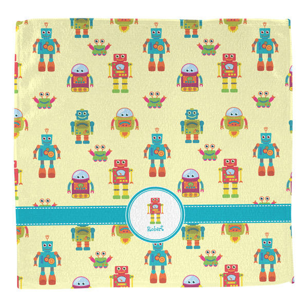 Robot Washcloth - Front - No Soap
