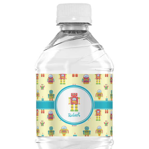 Custom Robot Water Bottle Labels - Custom Sized (Personalized)
