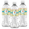 Robot Water Bottle Labels - Front View