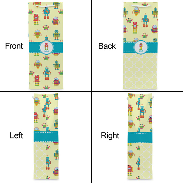 Robot Wine Gift Bag - Gloss - Approval