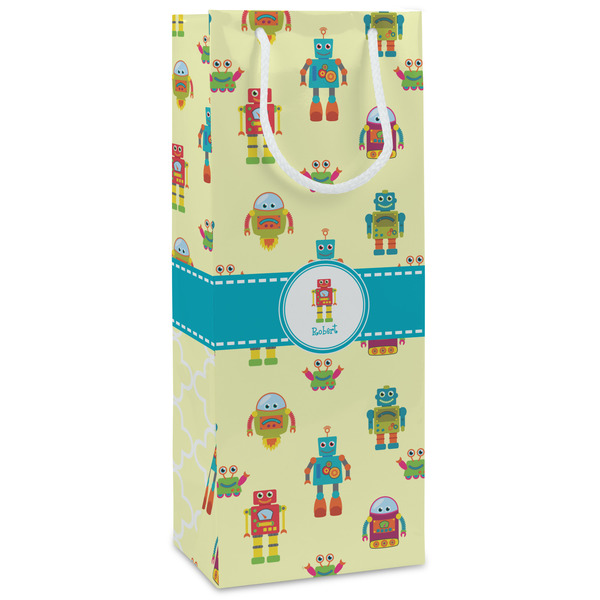 Custom Robot Wine Gift Bags (Personalized)