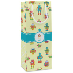 Robot Wine Gift Bags - Matte (Personalized)
