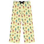 Robot Womens Pajama Pants - S