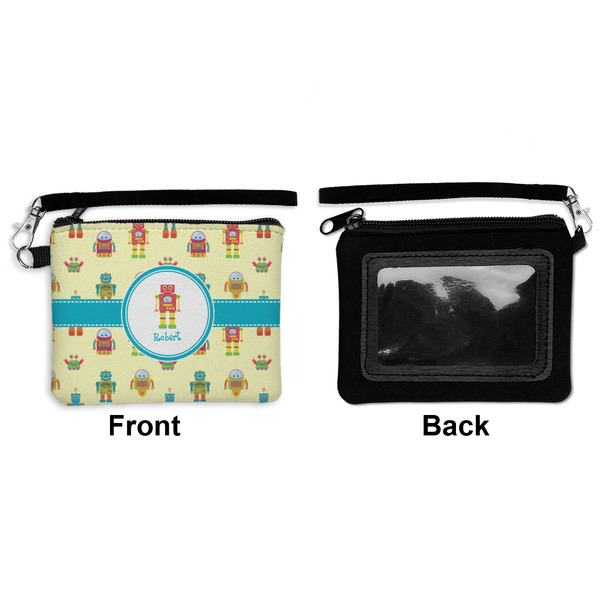 Robot Wristlet ID Cases - Front & Back