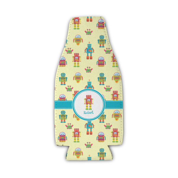 Robot Zipper Bottle Cooler - Set of 4 - FRONT