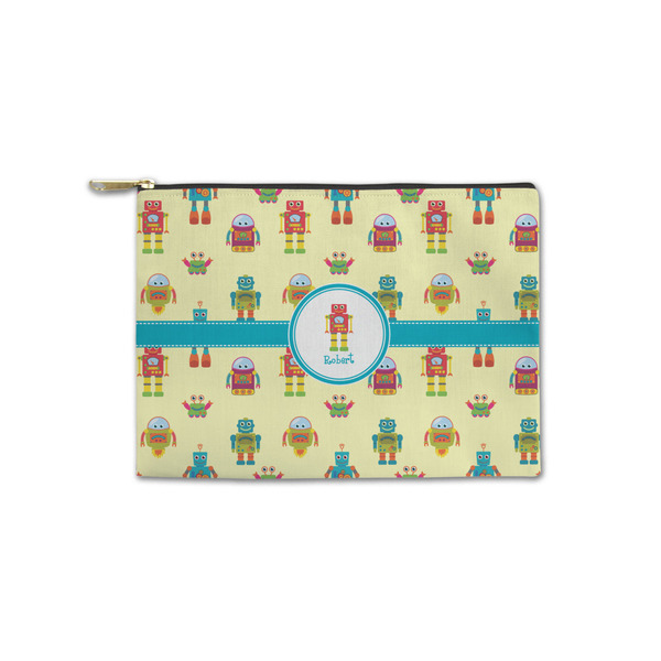 Custom Robot Zipper Pouch - Small - 8.5"x6" (Personalized)