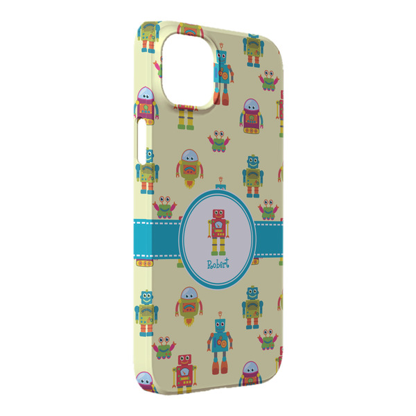 Custom Robot iPhone Case - Plastic - iPhone 14 Plus (Personalized)