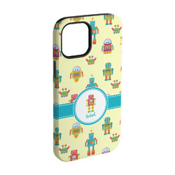 Robot iPhone Case - Rubber Lined - iPhone 15 Pro (Personalized)