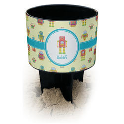 Robot Black Beach Spiker Drink Holder (Personalized)