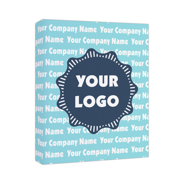 Custom Logo & Company Name Canvas Print