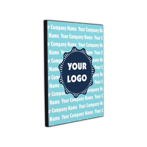 Logo & Company Name 11x14 Wood Print - Angle View