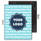Logo & Company Name 11x14 Wood Print - Front & Back View