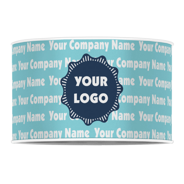 Logo & Company Name 12" Drum Lampshade - FRONT (Poly Film)