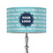 Logo & Company Name 12" Drum Lampshade - ON STAND (Fabric)