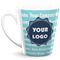 Logo & Company Name 12 Oz Latte Mug - Front Full