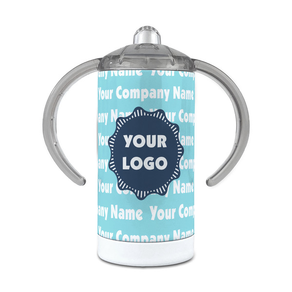 Custom Logo & Company Name 12 oz Stainless Steel Sippy Cup