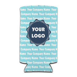 Logo & Company Name Can Cooler - Tall 12 oz - Single