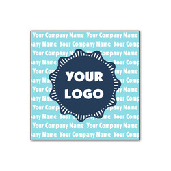 Logo & Company Name Wood Print - 12" x 12"
