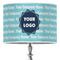 Logo & Company Name 16" Drum Lampshade - ON STAND (Poly Film)