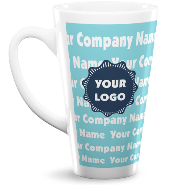 Custom Logo & Company Name 16 oz Latte Mug
