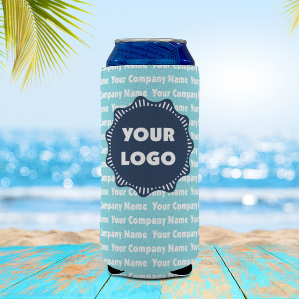 Logo & Company Name 16oz Can Sleeve - LIFESTYLE