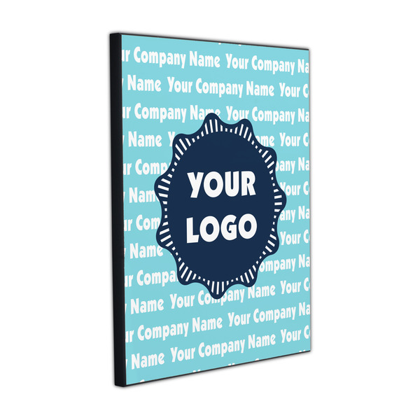 Logo & Company Name 16x20 Wood Print - Angle View