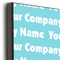 Logo & Company Name 16x20 Wood Print - Closeup