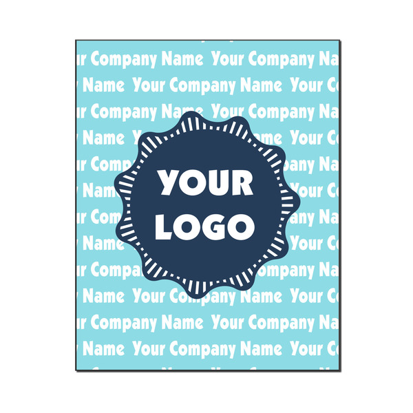 Custom Logo & Company Name Wood Print - 16" x 20"