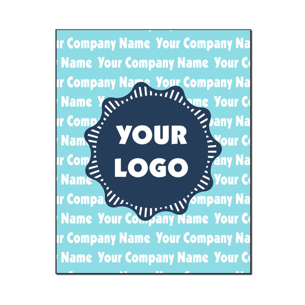 Custom Logo & Company Name Wood Print - 16" x 20"
