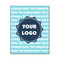 Logo & Company Name 16x20 Wood Print - Front View