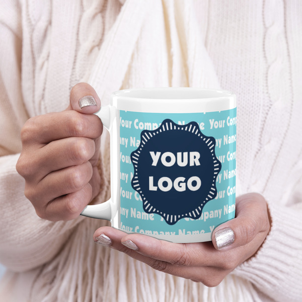 Logo & Company Name 20oz Coffee Mug - LIFESTYLE