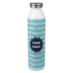 Logo & Company Name 20oz Stainless Steel Water Bottle - Full Print