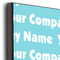 Logo & Company Name 20x24 Wood Print - Closeup