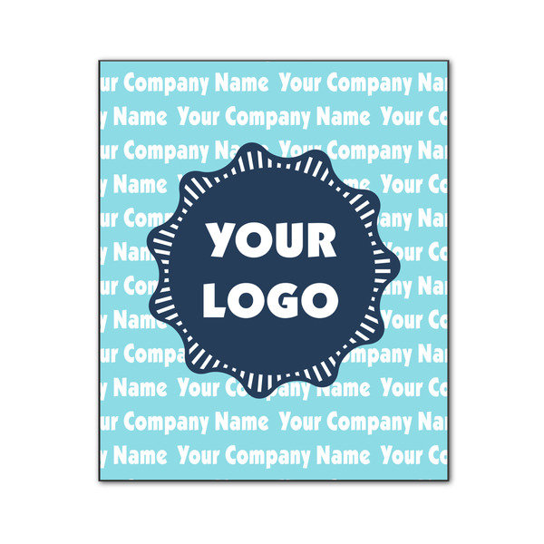 Custom Logo & Company Name Wood Print - 20" x 24"