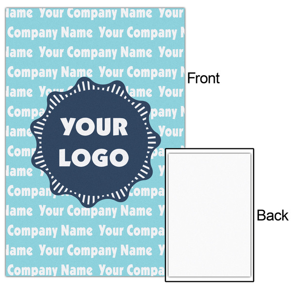 Logo & Company Name 20x30 - Matte Poster - Front & Back