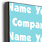 Logo & Company Name 20x30 Wood Print - Closeup