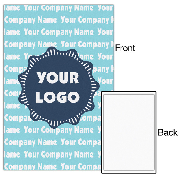 Logo & Company Name 24x36 - Matte Poster - Front & Back