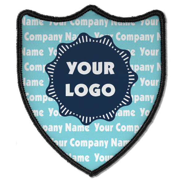 Custom Logo & Company Name Iron on Shield Patch B