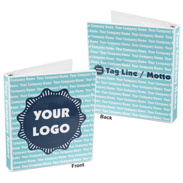Logo & Company Name 3-Ring Binder Front and Back