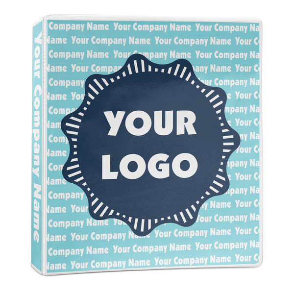 Custom Logo & Company Name 3-Ring Binder - 1 inch