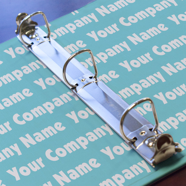 Logo & Company Name 3 Ring Binders - Full Wrap - 1" - DETAIL
