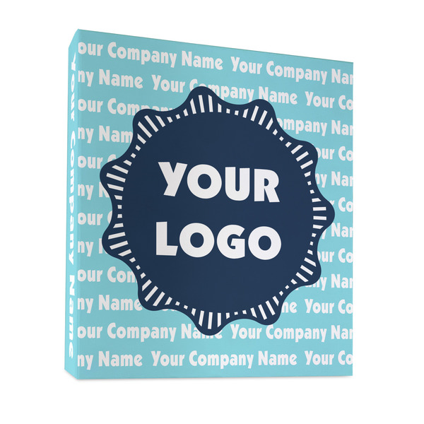 Custom Logo & Company Name 3-Ring Binder - Full Wrap - 1"