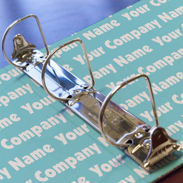 Logo & Company Name 3 Ring Binders - Full Wrap - 2" - DETAIL