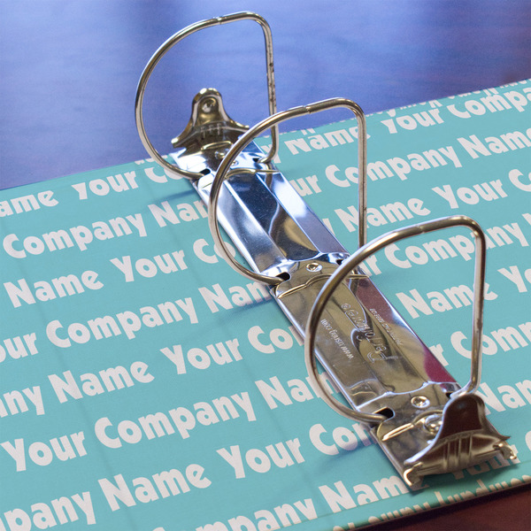 Logo & Company Name 3 Ring Binders - Full Wrap - 3" - DETAIL